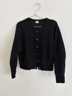 green label relaxing 黒 カーディガン 長袖