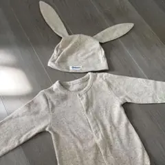 うさみみ帽子＋ロンパース　韓国子供服　サイズ66