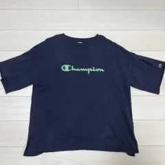 Champion ネイビー Tシャツ Lサイズ　チャンピオン　半袖