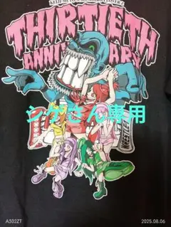 THIRTIETH ANNIVERSARY Tシャツ ブラック