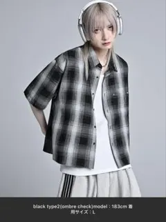 Cropped Regular Collar ShortSleeveShirtのサムネイル