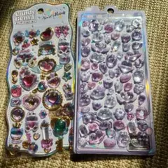 ボンボンドロップ風 キャンディージェムシール2点