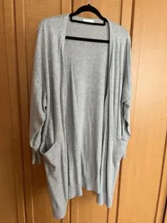 earth music&ecology グレー カーディガン