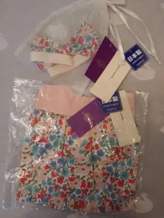 【タグつき新品】センスオブワンダー　リバティ　ヘアバンドとエプロンセット