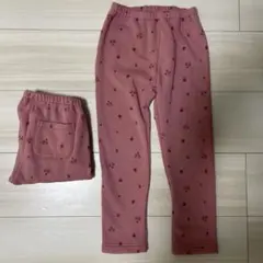 UNIQLO フリースレギンス 110cm セット　双子