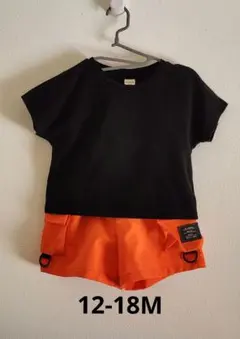 SHEIN Tシャツ・ショートパンツセット 12-18M
