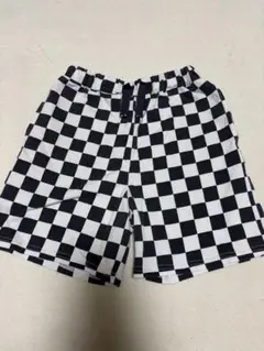 SHOO・SH チェック柄 ハーフパンツ 130