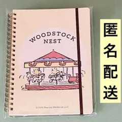 スヌーピー　ウッドストックネスト　ウッドストック　A5 リングノート　遊園地