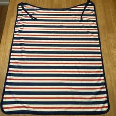 ベビー用ストライプ授乳ケープ