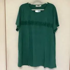 緑 花 半袖Tシャツ⭐︎新品⭐︎５L