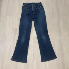 ブーツカットデニム 26インチ ダークブルー