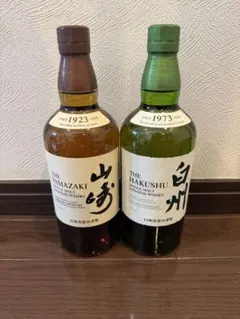 サントリー 山崎 白州 シングルモルト ウイスキー 2本セット - メルカリ