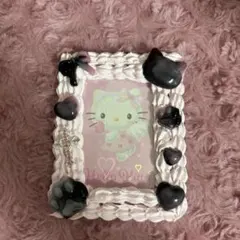 ホイップデコ ケース　ピンク×ブラック y2k