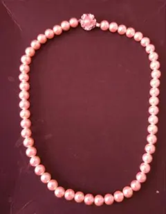 ヴィンテージ パール ネックレス SILVER刻印