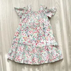 【美品】ケイトスペード120cm花柄ワンピースKate spade kidsのサムネイル
