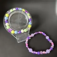 カラフルビーズブレスレット　Ｕ-66