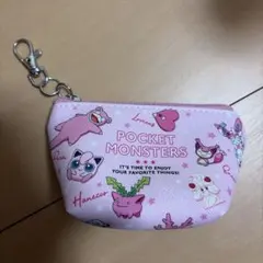 ポケットモンスター キャラクターポーチ ピンク 集合