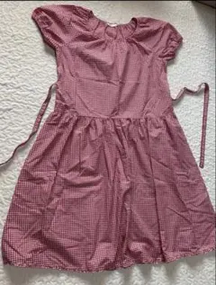 赤白ギンガムチェック半袖ワンピース☆ピンクハウス