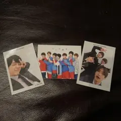 なにわ男子 カード チェキ風 MYOJO 付録 西畑大吾 高橋恭平 大橋和也 丈