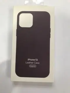 匿名発送 iPhone 13 レザーケース　ダークチェリー 純正