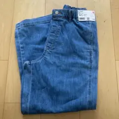 ユニクロ　ガールズ　バギージーンズ　150