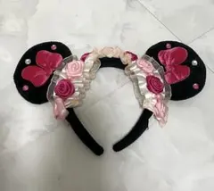 ディズニー カチューシャ バラ フリル ミニーのサムネイル