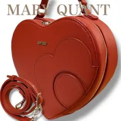 マリークワント 良品 2way ハートダイカット 斜め掛け可 ショルダーバッグ