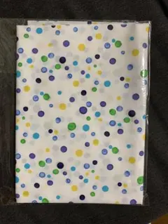 水玉生地　100x 50cm 二枚セット　コットン素材