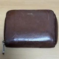 【匿名発送】A.P.C. ブラウン 二つ折り財布のサムネイル