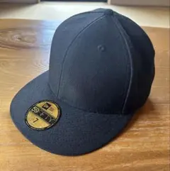 [レア]New Era 59FIFTY ブラックキャップ サイズ7