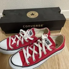 美品CONVERSE ALL STAR レッドスニーカー