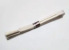 【未使用】帯締め 白色に金糸