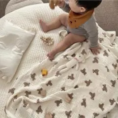 ガーゼケット　　ベビーおくるみのサムネイル