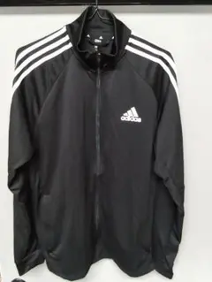 【美品】 adidas ブラック ジャージ ジャケット L