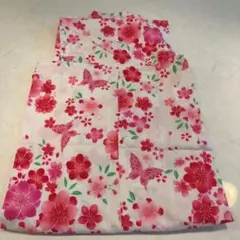 花柄浴衣（ピンク系）110cm