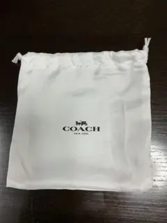 COACH ホワイト 巾着袋