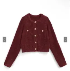 ラメフェザーカーディガン[kz618]