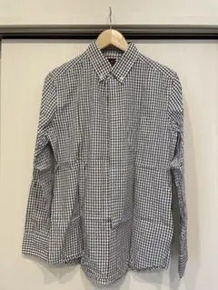 チェック柄 ボタンダウン長袖シャツ
