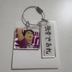 ハイキュー　牛島若利 トレーディングアクリル2連キーホルダー