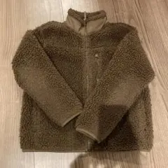 ブラウン フリースジャケット 130cm