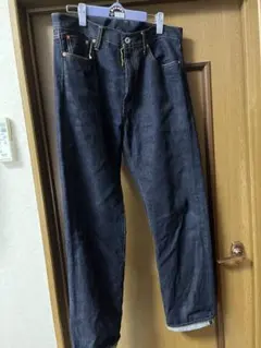 Salt & Pepper ストレートデニム セルビッチ　34