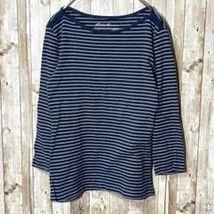 エディーバウアー 長袖Tシャツ S ストライプ柄 オシャレ カジュアル