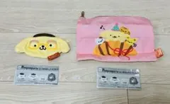 ポムポムプリン　ユーモラスアソートコレクション　ポーチ　2個セット