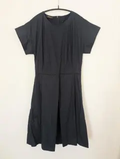 Les Copains レコパン 半袖 ワンピース ネイビー 式典 42 Lのサムネイル