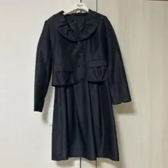 COPACA 黒 セットアップ ワンピース　ブラック スーツ ジャケット　11号