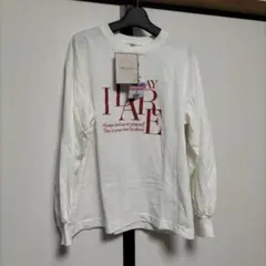 新品タグつき しまむら＆マリエコラボ　ロゴT（ロンT）