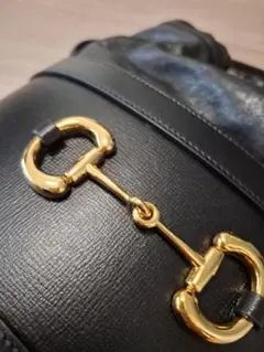 GUCCI レザー 1955 ホースビット バケットバックショルダー