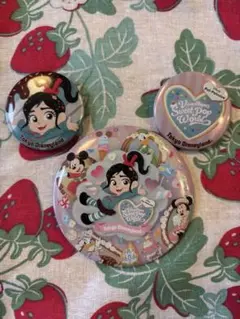 東京ディズニーリゾート パルパルーザ　ヴァネロペ　缶バッジ 3点セット