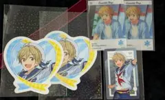 あんスタ 真白友也 ぱしゃ カード ステッカー 缶バッジ