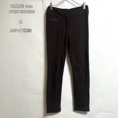 【難】DIANE von FURSTENBERG ブラウンパンツ 4 プルオンのサムネイル